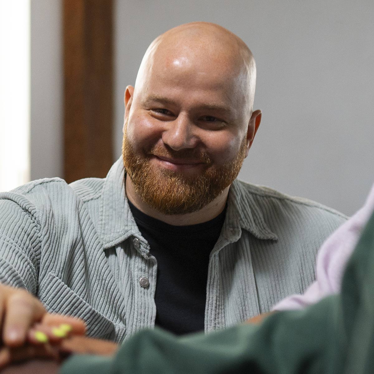 man1 man smiling