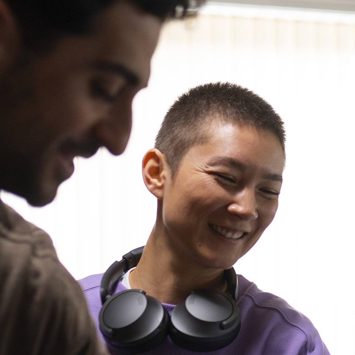 man2 two men smiling